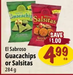 Farm Boy El Sabroso Guacachips or Salsitas offer