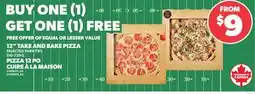 Independent Grocer 12 TAKE AND BAKE PIZZA, 510-739 G offer