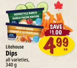 Farm Boy Litehouse Dips offer