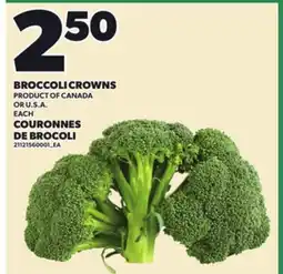 Independent Grocer BROCCOLI CROWNS offer