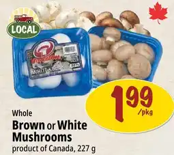 Farm Boy Whole Brown or White Mushrooms offer
