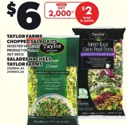 Independent Grocer TAYLOR FARMS CHOPPED SALAD KITS, 267-383 G offer