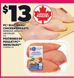 Independent Grocer PC BLUE MENU CHICKEN BREASTS, 3'S offer