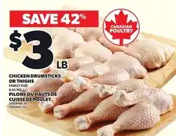 Independent Grocer CHICKEN DRUMSTICKS OR THIGHS offer