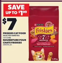 Independent Grocer FRISKIES CAT FOOD, 1.4-1.5 KG offer