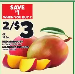 Independent Grocer RED MANGOES offer