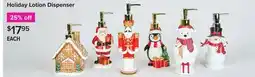 Linen Chest Holiday Lotion Dispenser offer