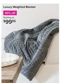 Linen Chest Luxury Weighted Blanket offer