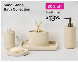 Linen Chest Sand Stone Bath Collection offer