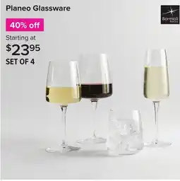 Linen Chest Planeo Glassware offer