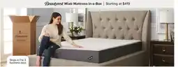Linen Chest Beautyrest MATTRESS-IN-A-BOX Miab offer