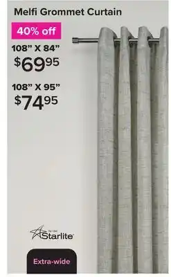 Linen Chest Melfi Grommet Curtain offer