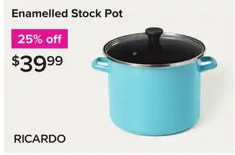 Linen Chest Enamelled Stock Pot offer