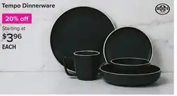 Linen Chest Tempo Dinnerware offer