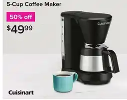 Linen Chest 5-Cup Coffee Maker offer