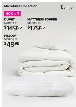 Linen Chest Microfibre Collection offer