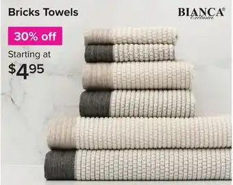 Linen Chest Bricks Towels offer