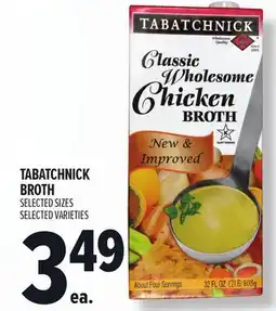 Metro TABATCHNICK BROTH offer