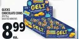 Metro GLICKS CHOCOLATE COINS offer