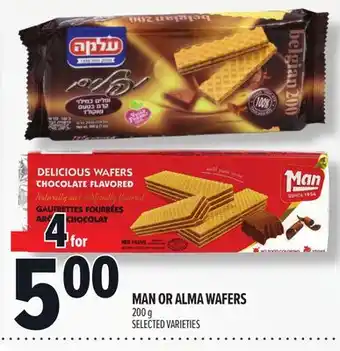 Metro MAN OR ALMA WAFERS offer