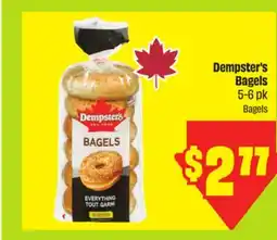 FreshCo Dempster's Bagels 5-6 pk offer