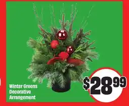 FreshCo Winter Greens Decorative Arrangement offer