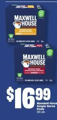 FreshCo Maxwell House Single Serve Pods 30 pk offer