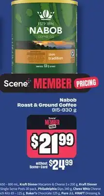 FreshCo Nabob Roast & Ground Coffee 915-930 g offer