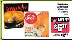 FreshCo St-Hubert or Swiss Chalet Pies Frozen 470-800 g offer