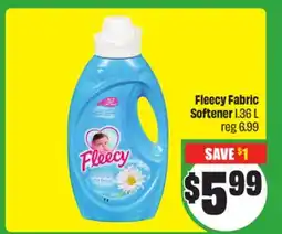 FreshCo Fleecy Fabric Softener 1.36 L offer