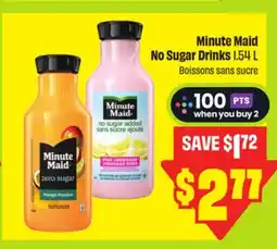 FreshCo Minute Maid No Sugar Drinks 1.54 L offer