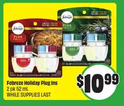 FreshCo Febreze Holiday Plug Ins 2 pk 52 mL offer