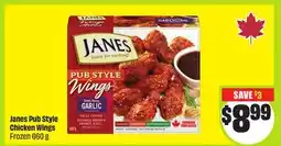 FreshCo Janes Pub Style Chicken Wings Frozen 660 g offer