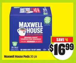 FreshCo Maxwell House Pods 30 pk offer