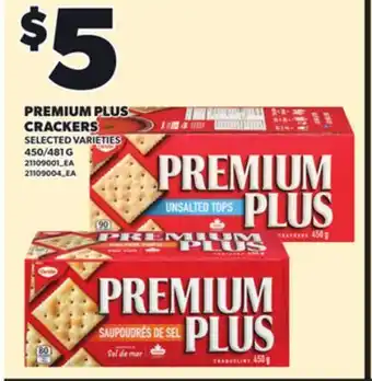 Loblaws PREMIUM PLUS CRACKERS, 450/481 G offer