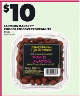 Loblaws FARMERS MARKET CHOCOLATE COVERED PEANUTS, 375 G offer