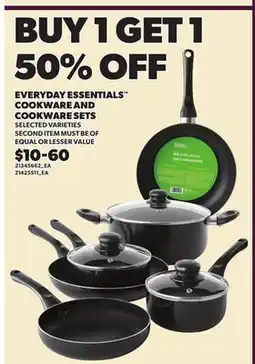 Loblaws EVERYDAY ESSENTIALS COOKWARE AND COOKWARE AND COOKWARE SETS offer