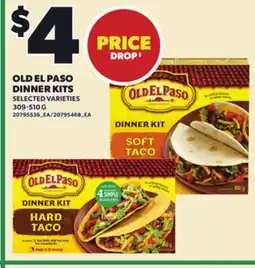 Loblaws OLD EL PASO DINNER KITS, 309-510 G offer