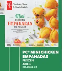 Loblaws PC MINI CHICKEN EMPANADAS, 480 G offer