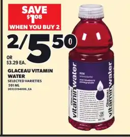 Loblaws GLACEAU VITAMIN WATER, 591 ML offer