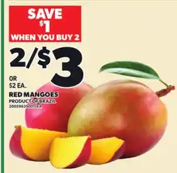 Loblaws RED MANGOES offer