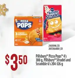 Loblaws PILLSBURY PIZZA POPS 4'S 380 G, PILLSBURY STRUDEL AND SCRAMBLE 6'S 204-326 G offer