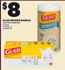 Loblaws GLAD INDOOR BUNDLE, 12-48'S offer