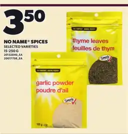 Loblaws NO NAME SPICES, 15-250 G offer