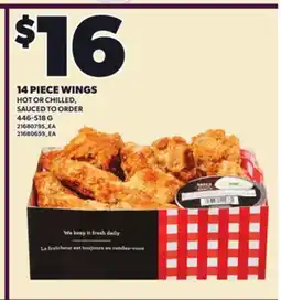Loblaws 14 PIECE WINGS, 446-518 G offer