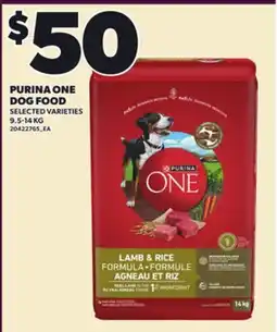 Loblaws PURINA ONE DOG FOOD, 9.5-14 KG offer