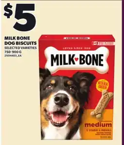 Loblaws MILK BONE DOG BISCUITS, 750-900 G offer