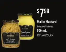 Loblaws MAILLE MUSTARD, 500 mL offer