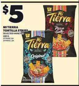 Loblaws MI TIERRA TORTILLA STRIPS, 280 G offer