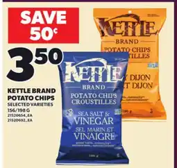 Loblaws KETTLE BRAND POTATO CHIPS, 156/198 G offer